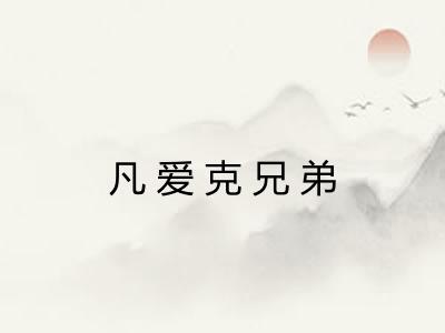 凡爱克兄弟 凡爱克兄弟