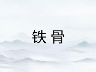 铁骨 铁骨