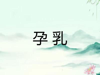 孕乳 孕乳