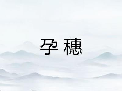 孕穗