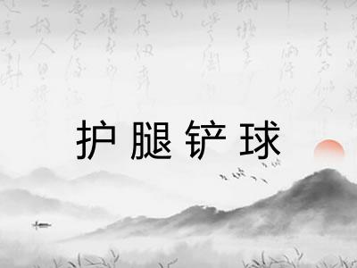 护腿铲球 护腿铲球