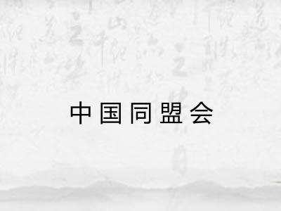中国同盟会