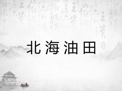 北海油田 北海油田