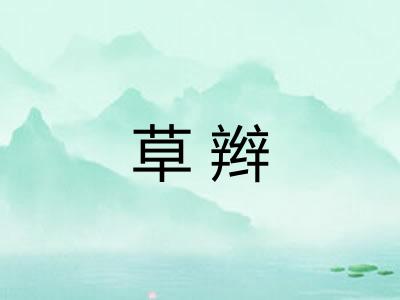 草辫 草辫