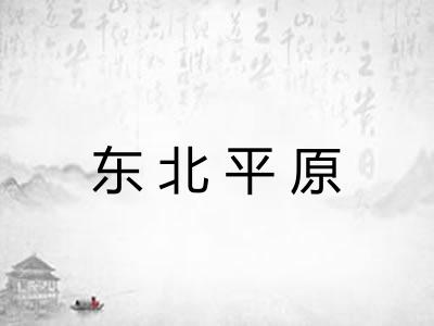 东北平原 东北平原