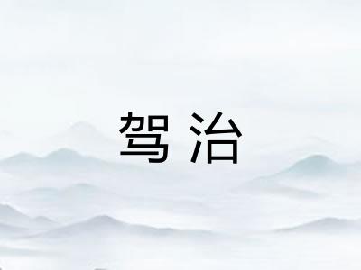 驾治