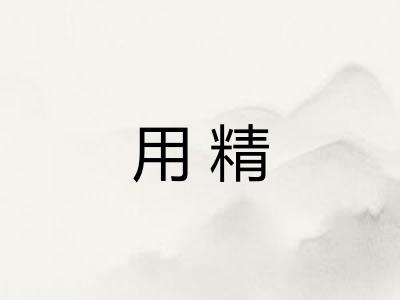 用精