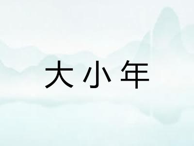 大小年