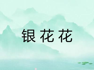 银花花 银花花