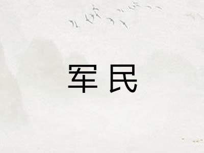 军民