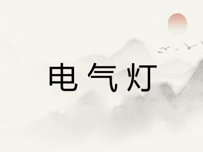 电气灯 电气灯