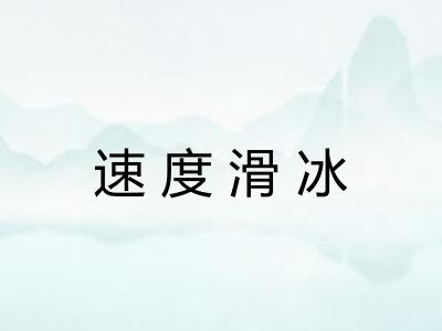 速度滑冰 速度滑冰