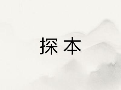 探本 探本