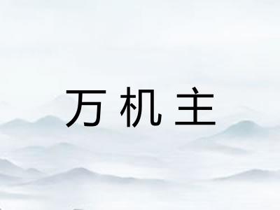 万机主 万机主