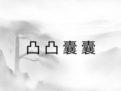 凸凸囊囊