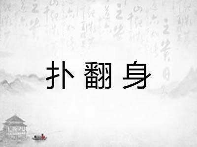 扑翻身 扑翻身