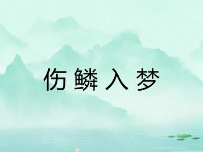 伤鳞入梦 伤鳞入梦