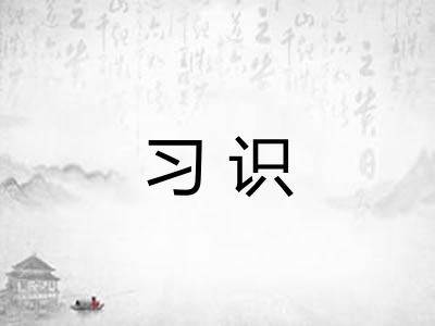 习识