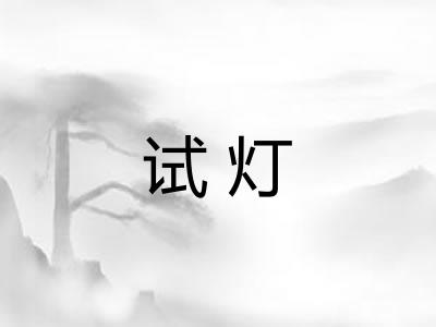 试灯