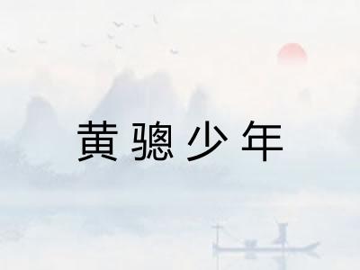 黄骢少年 黄骢少年