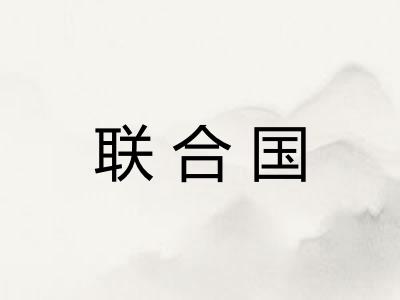 联合国