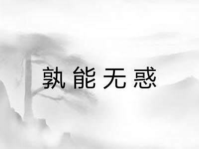 孰能无惑 孰能无惑