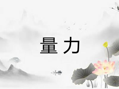 量力
