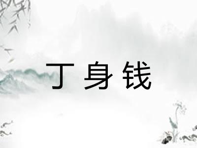 丁身钱