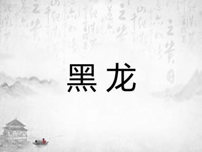 黑龙 黑龙