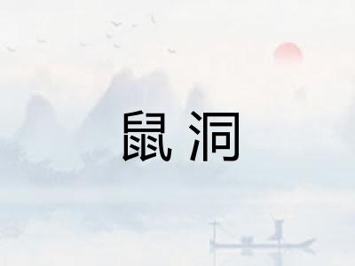 鼠洞