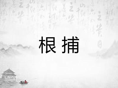 根捕 根捕
