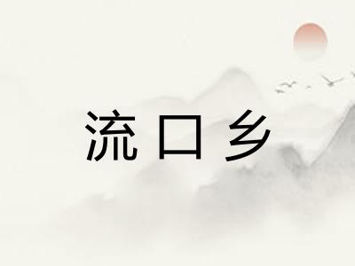 流口乡
