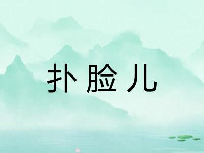 扑脸儿 扑脸儿