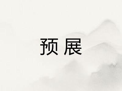 预展