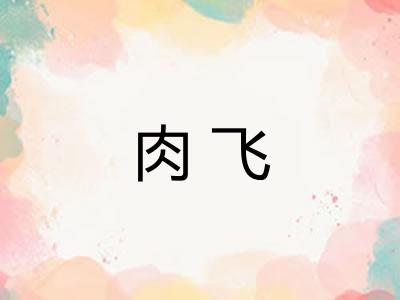 肉飞
