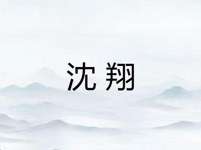 沈翔