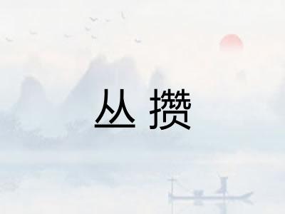丛攒
