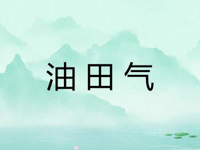 油田气 油田气
