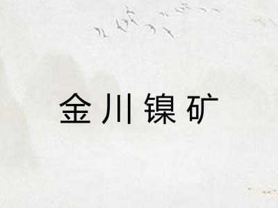 金川镍矿 金川镍矿