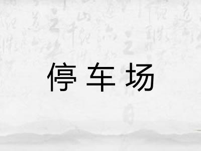停车场 停车场