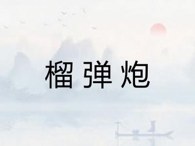 榴弹炮 榴弹炮