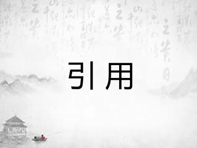 引用 引用