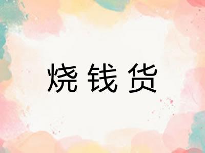 烧钱货 烧钱货