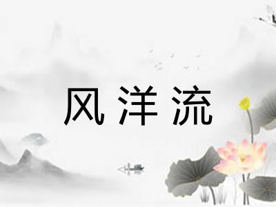 风洋流