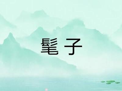 髦子 髦子
