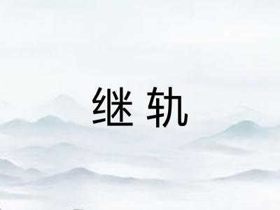 继轨
