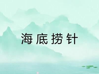 海底捞针 海底捞针