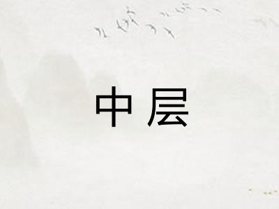 中层