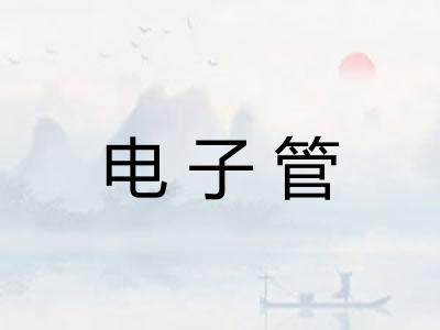 电子管