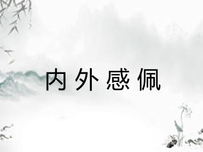 内外感佩 内外感佩